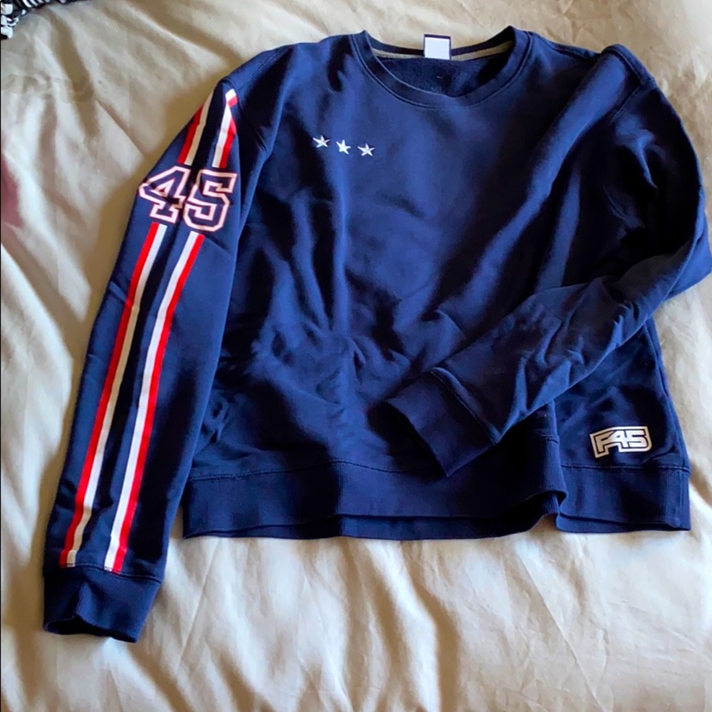 F45 branded crew neck sweatshirt